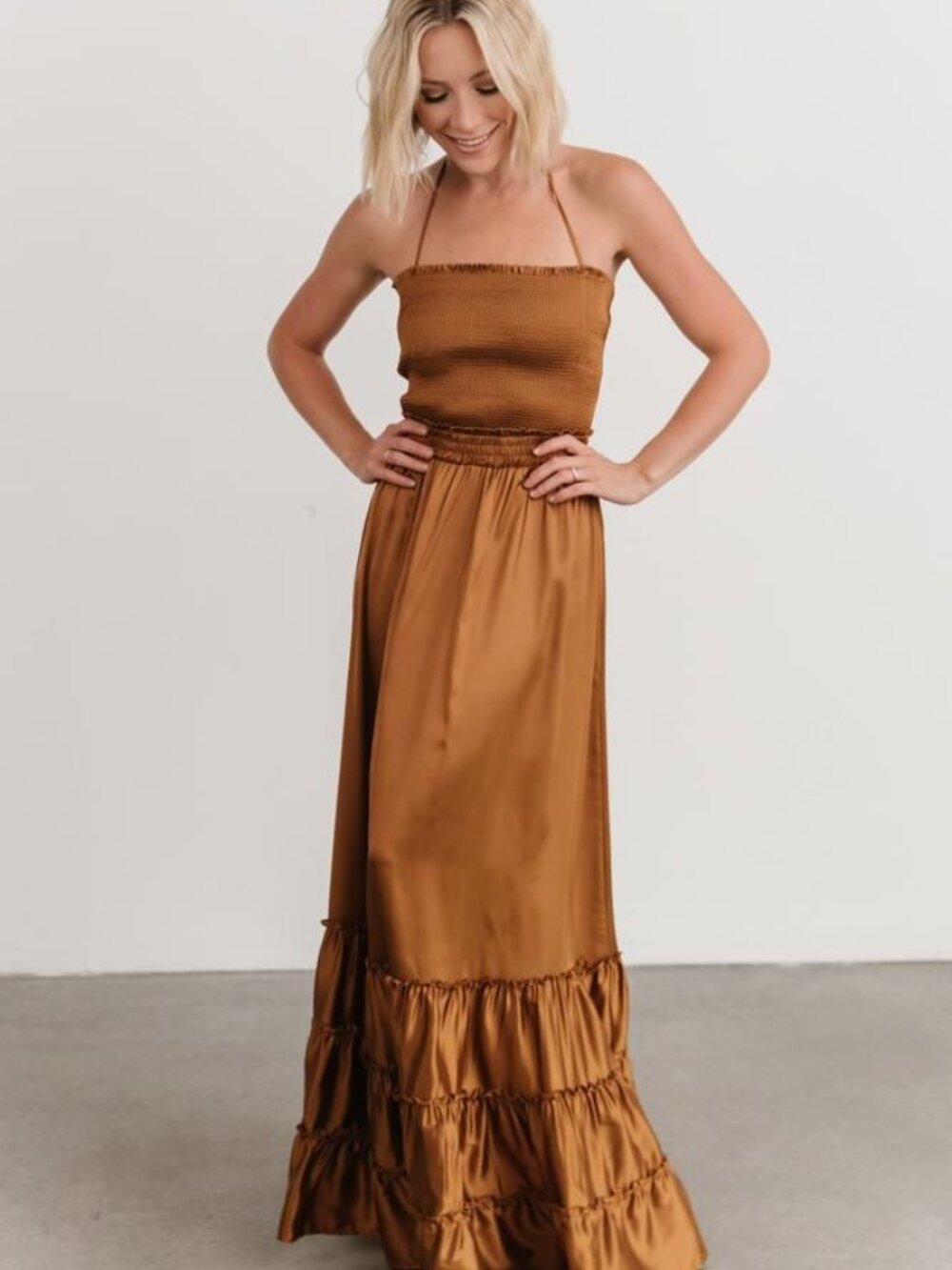 Baltic Born Rhiannon Smocked Maxi Dress